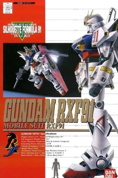 GUNDAM - 1/100 Gundam RXF91 - Model Kit